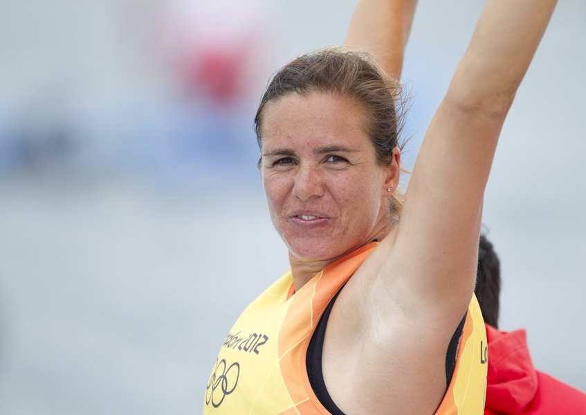 Spain's Marina Alabau wins by a wide margin.
