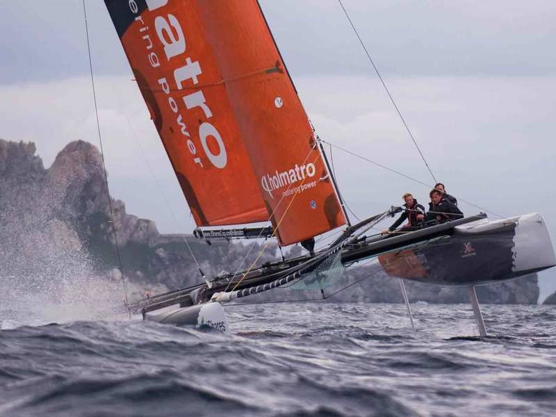 Catamarans Extreme 40 have become a very popular class in the last year.