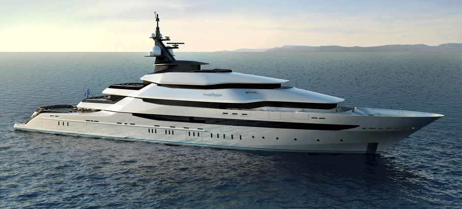 The Oceanco 85M Princess Olga wins the Best Exterior Design Award.