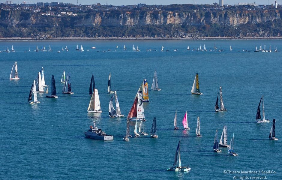 Старт регаты Transat Jacques Vabre