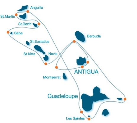 Route RORC Caribbean 600