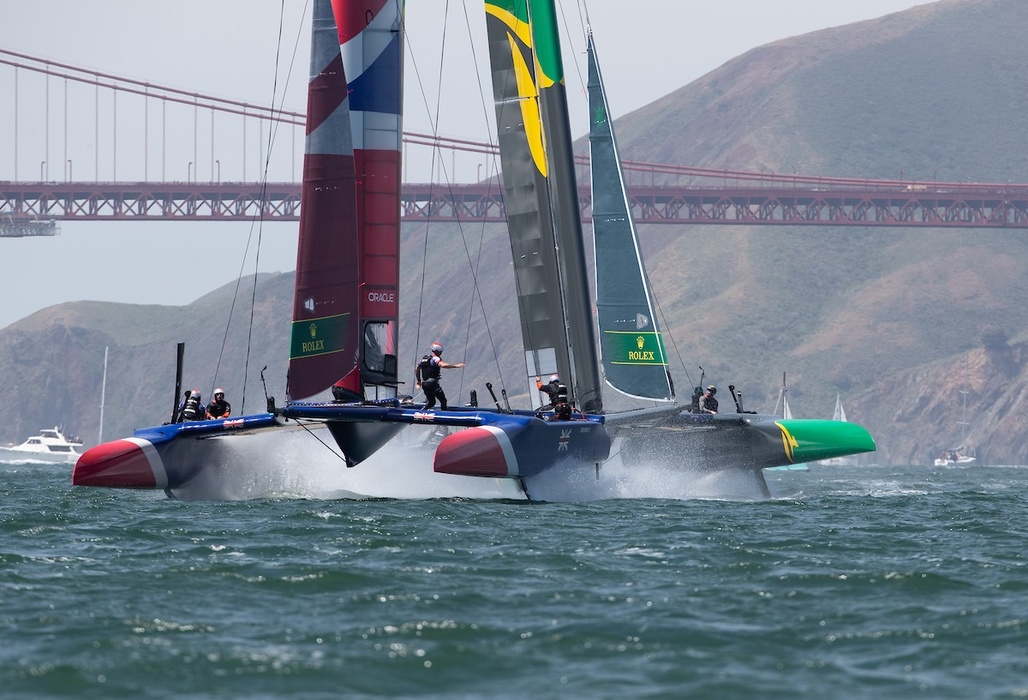 The British and US teams showed good progress. Britain took its first victory in the series and retained third place in the San Francisco leg and in the overall standings. 
