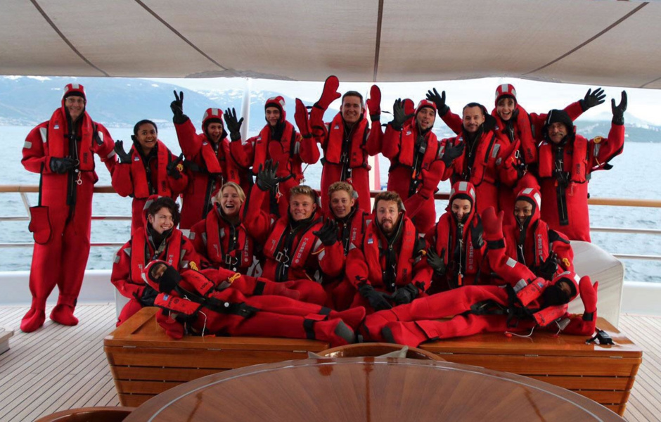 Gene Machine crew on a voyage through the Baltic Sea