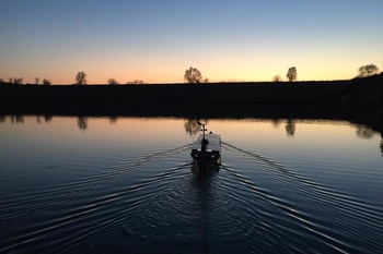 Solar Voyager, the drone boat that set out to conquer the Atlantic.