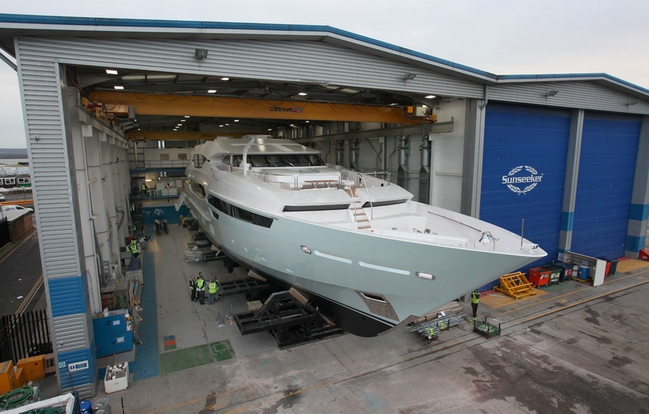 Производственная площадка Sunseeker в Пуле