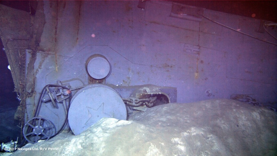 USS Indianapolis crash site detection. Paulallen.com 
