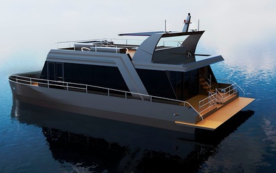 Bay Square Floating Solstice House