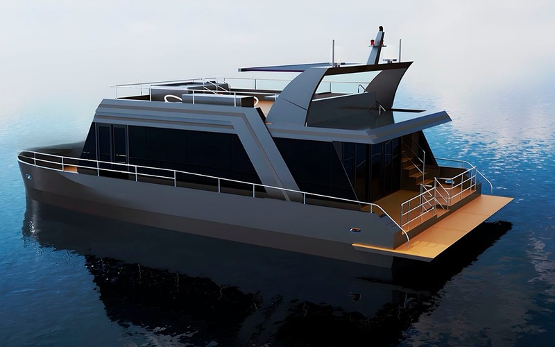 Bay Square Floating Solstice House