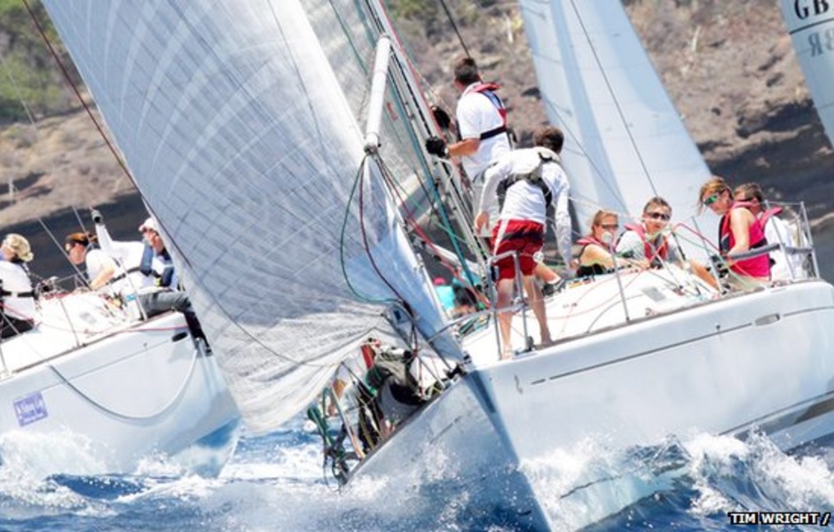 Экипаж Cheeki Rafiki принимал участие в регате Antigua Sailing Week.