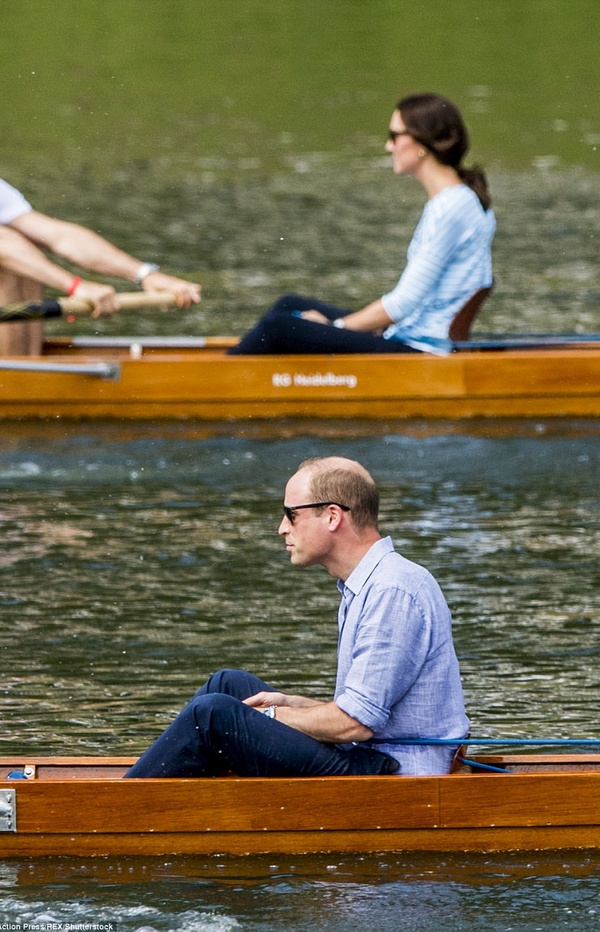 kate middleton working on a yacht