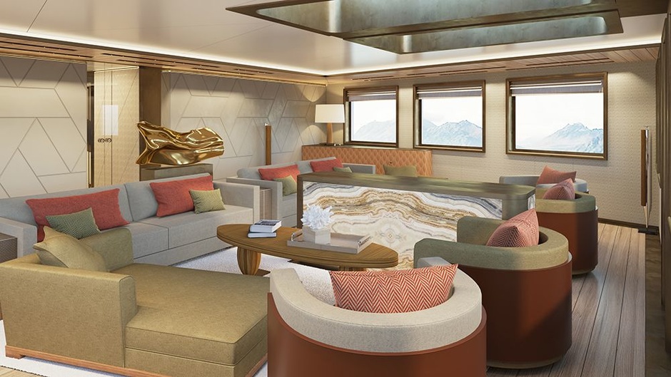 Inside the superyacht of Oleg Tinkov