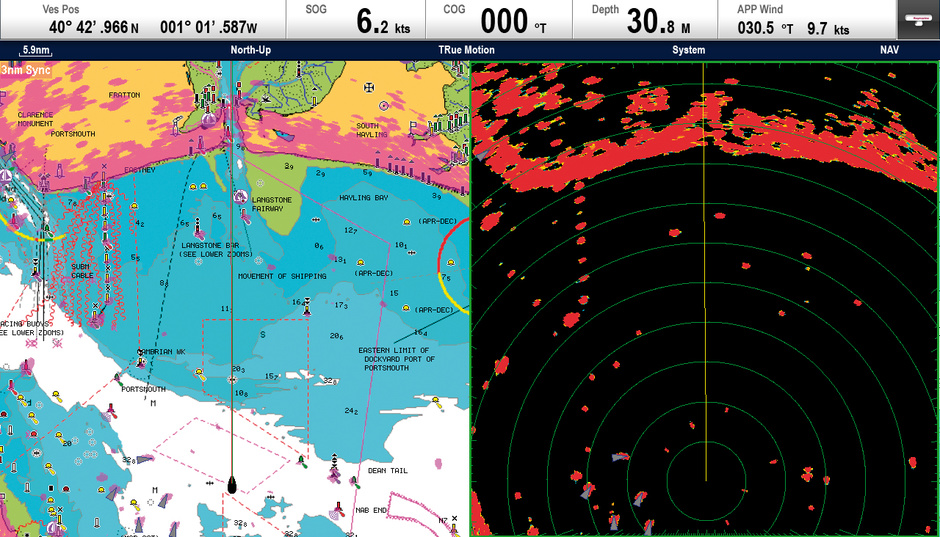 Use the radar to detect an approaching thunderstorm