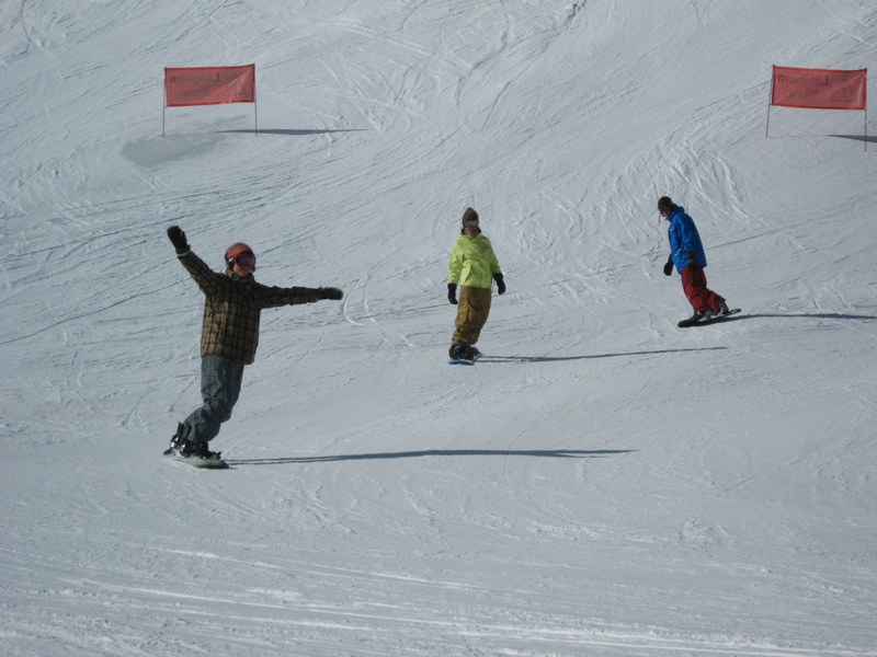 Rolled out to the main glade of large resorts are often rolled to an icy shine.