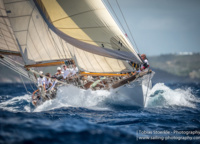 The weather is generally good for the participants of the regatta. Although on Sunday the wind caught up with the wave and complicated the life of yachtsmen, the competition still brings them joy. «You can't think of any better way to race on a sloop! Quick, wet. These boats are simply designed to climb the wave, rush down, accelerate and take off»,