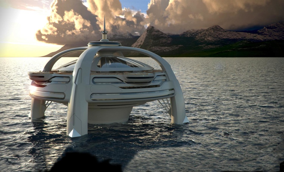 Your own personal floating island.. The Yacht Island design office has been  developing yacht island concepts for several years. One of the most unusual  ships copies the streets of Monaco. - itBoat