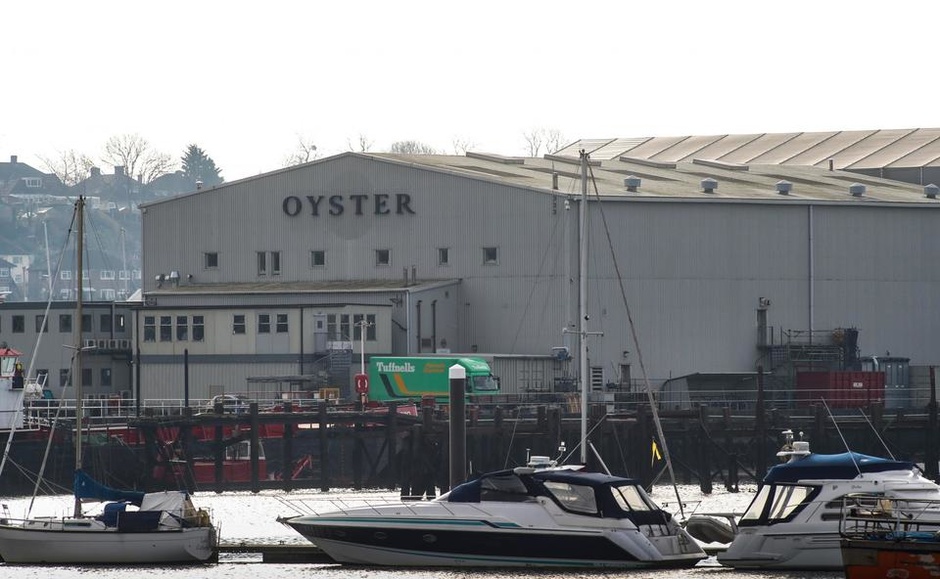 Doc Oyster at Saxon Wharf, Southampton.
