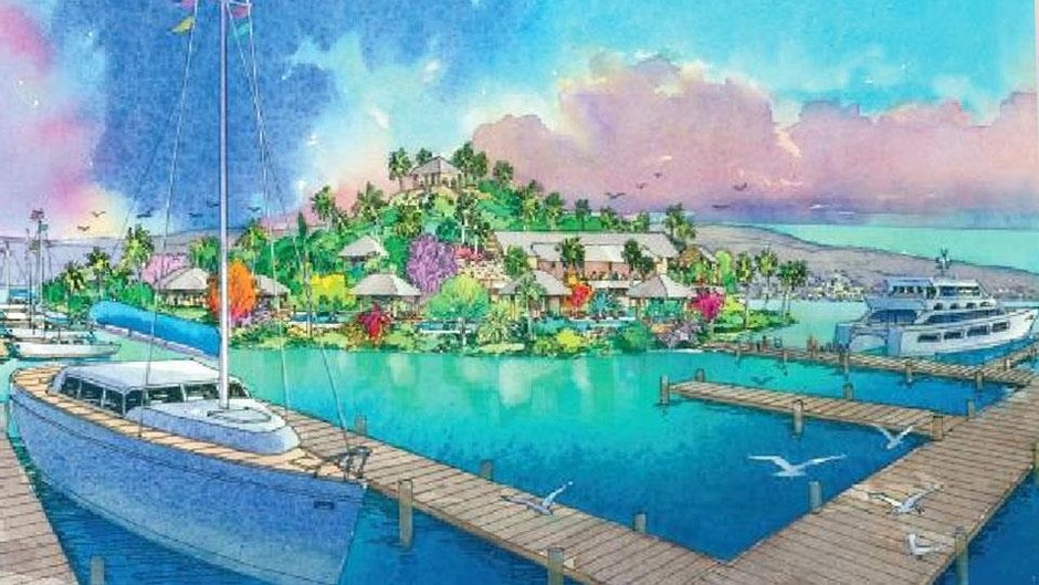 A picture of what the new marina in Fiji can and should look like.