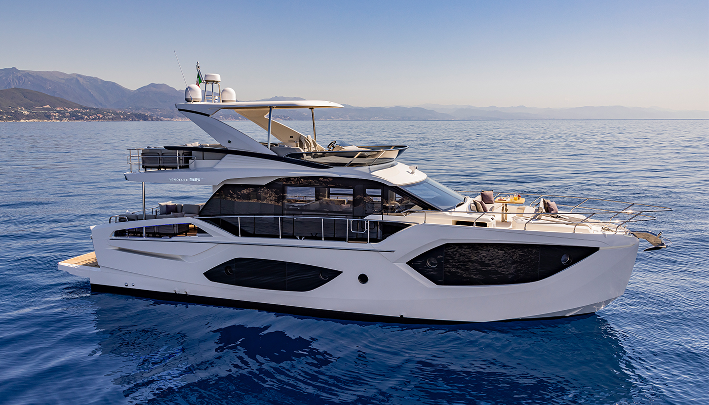 absolute yachts 56 fly price