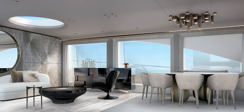 Mangusta 104 Sport, рендеры интерьера