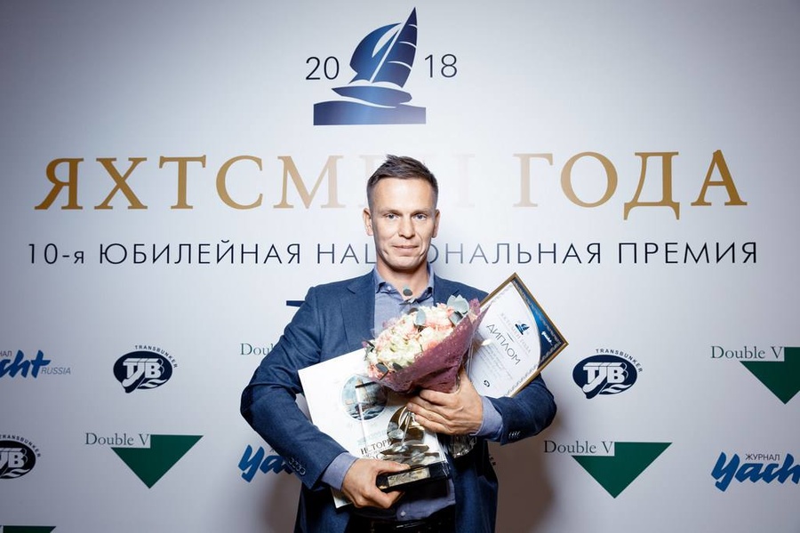  Senior Coach of Sailing School «Krestovsky Island» Vadim Pushev