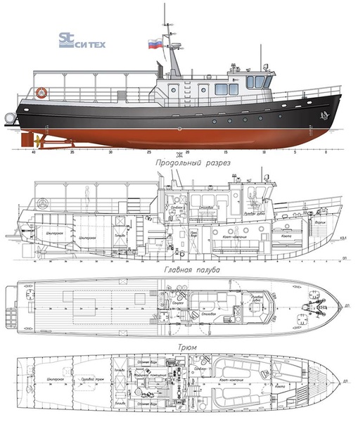 Project of retrofitting the boat "Yaroslavets"