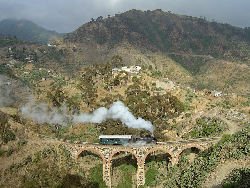 Железная дорога Эритреи связывает Массауа с Асмэрой. Фото: Wikipedia Commons