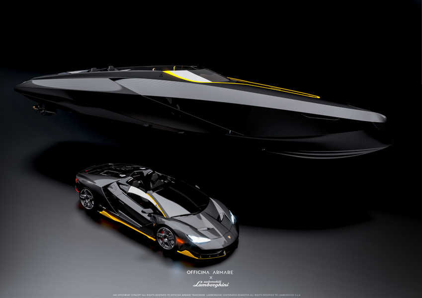 Supercar and speedboat are so different, but incredibly similar.