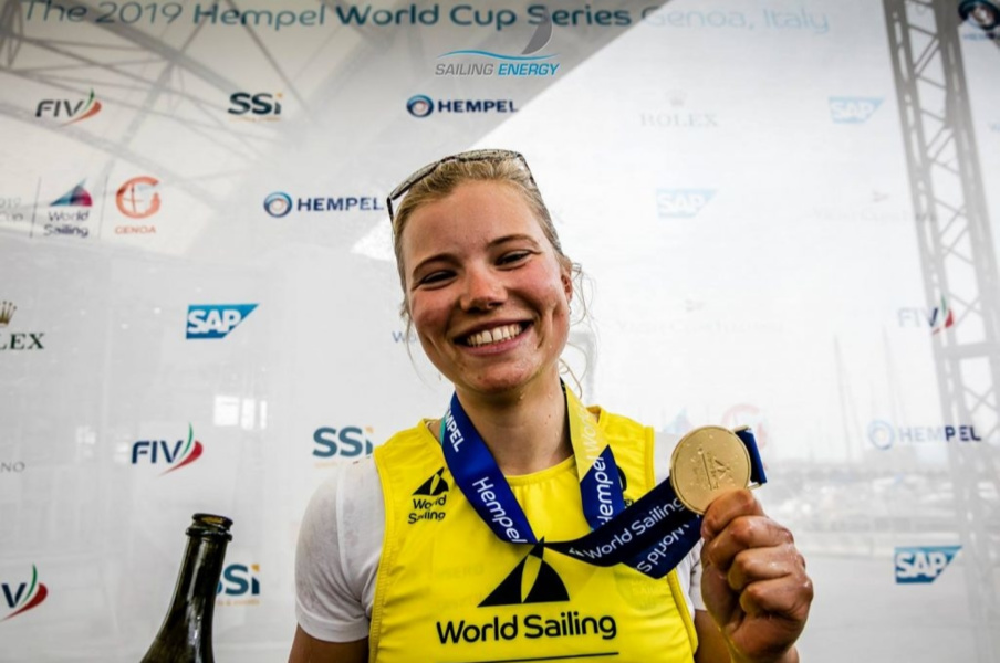 Анна-Мария Риндом — чемпионка мира и Европы 2019 в классе Laser Radial