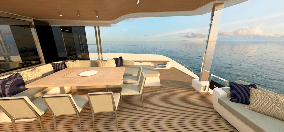 Aft deck