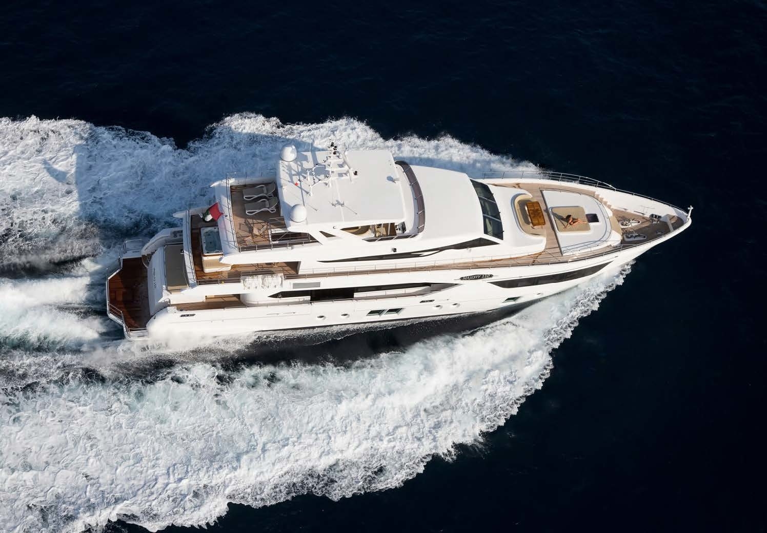 majesty 110 yacht for sale