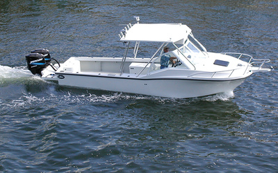 Dusky 252 Cuddy Side Steering