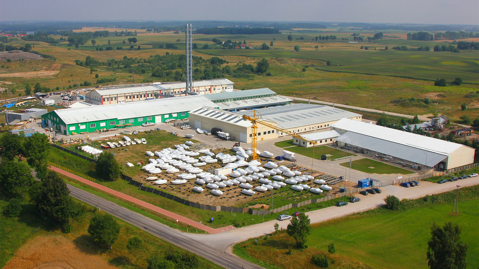 Delphia Yachts production site in Oletsko