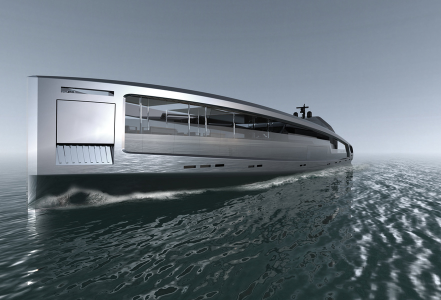 Прозрачные яхты — это "новый черный"? Проект студии Facheris Design  