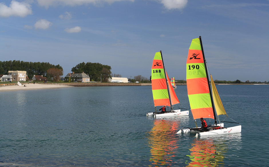 Hobie Cat catamarans.