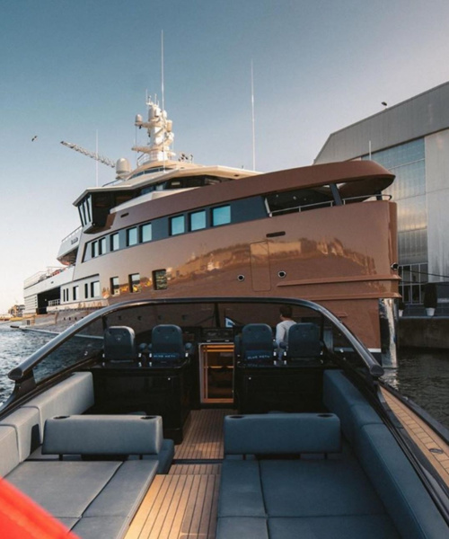 La Datcha during a private viewing organized by Damen for potential tenants immediately after passing the sea trials. Photo: instagram.com/myladatcha
