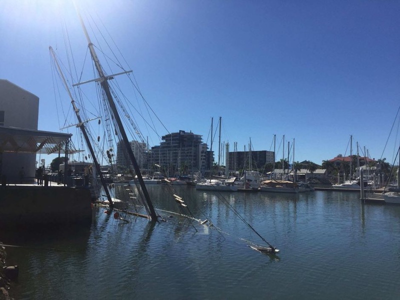The 120yearold sailing ship Defender sank in Townsville itBoat