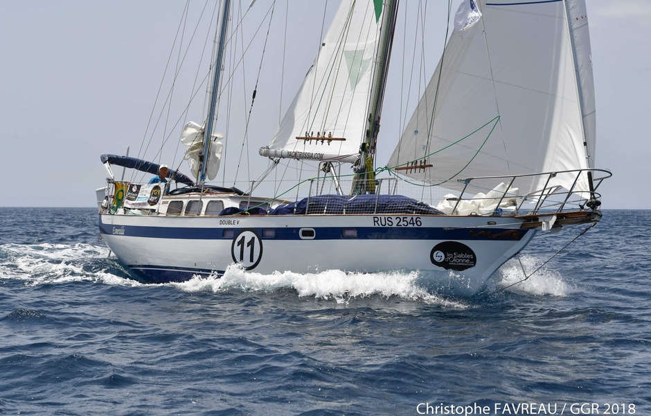 Игорь Зарецкий на Endurance 35 проходит первую обязательную отметку Golden Globe Race