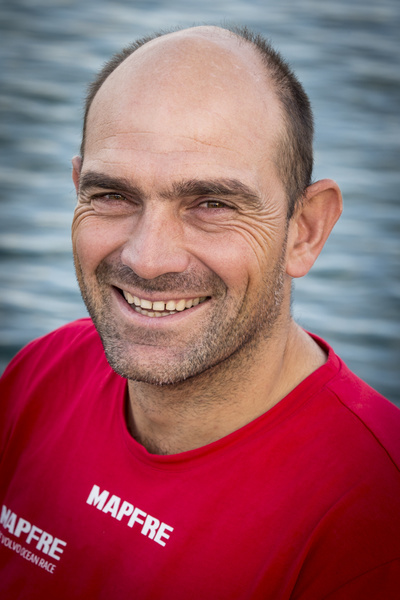 Habi Fernandez, captain of the watch. He won his first world championship title at the age of 16 in the Vaurien youth class.