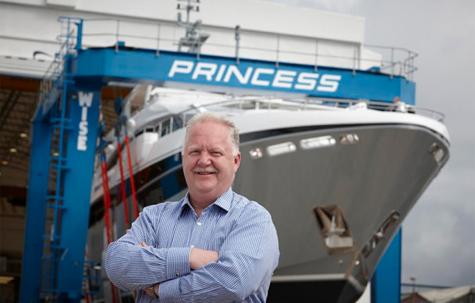 Крис Гейтс, управляющий директор Princess Yachts