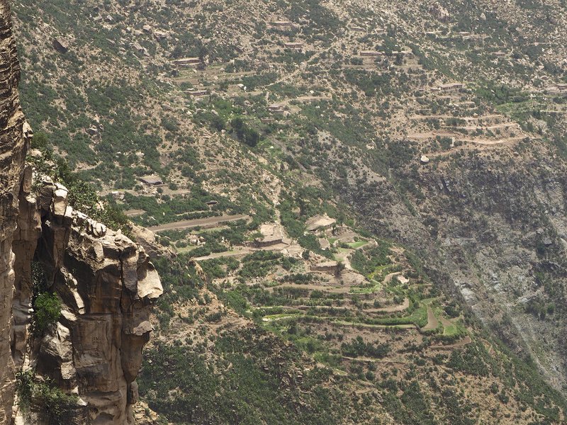 Mountain terraces on the way to Nakfa, Eritrea. Photo: Clay Gilliland, Flickr.