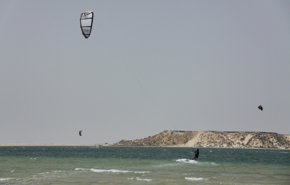 You can go to the weirdest places. For example, in Dakhla, Western Sahara (Morocco).