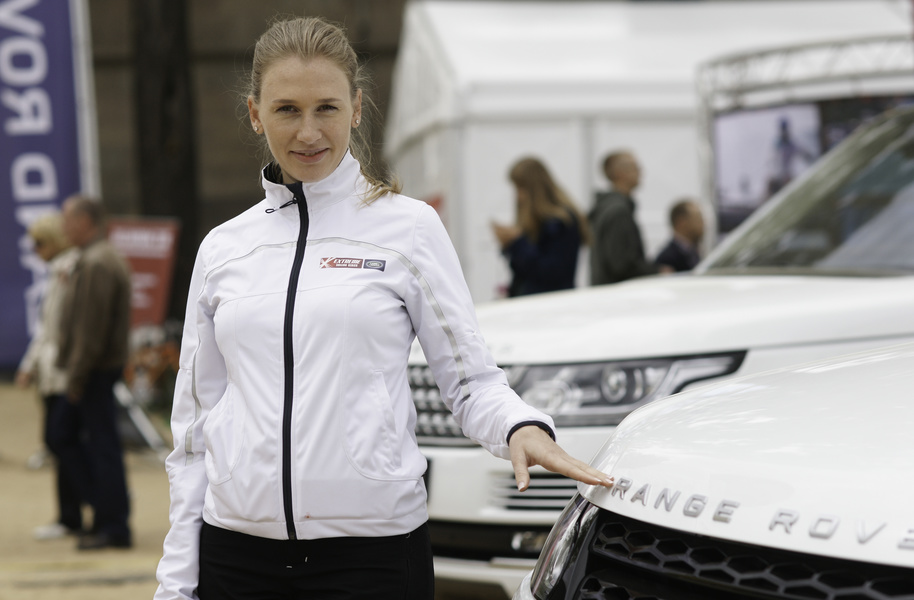 Ekaterina Skudina at the St. Petersburg stage of Extreme Sailing Series