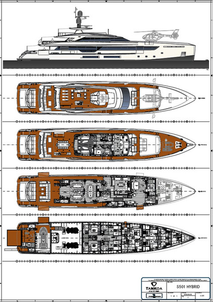 A clear demonstration of how everything is organised on board the Bintador. There's enough room for everyone and everything.