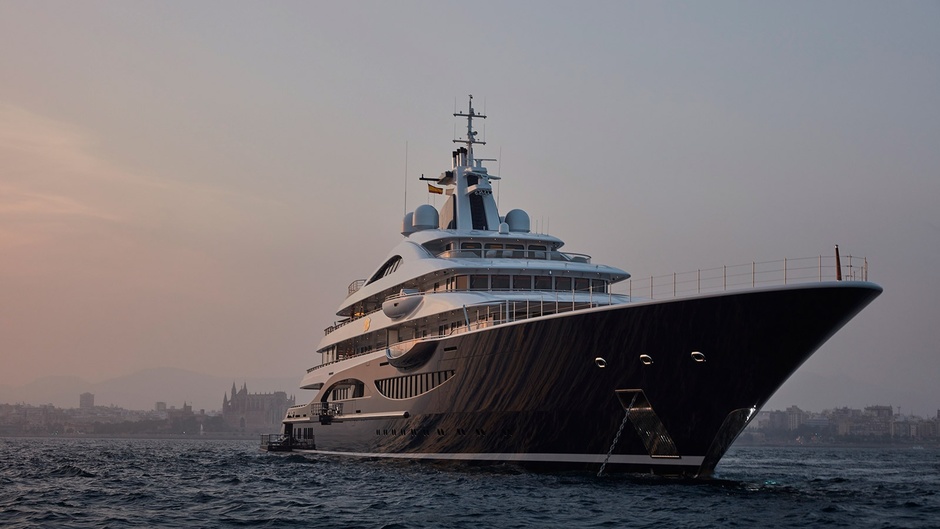 The 111-meter TIS of Alexey Fedorychev is the largest yacht of the Monaco Yacht Show in history. She is being chartered for €2.2 million per week.
