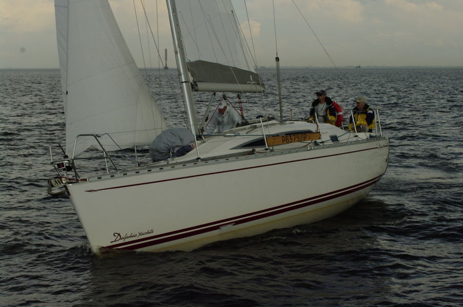 Julia in the Baltic Cup races