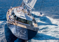 For cruisers, the route to the first was much shorter - only 15.5 nautical miles. The best in this division was the 50-metre Perini Navi Silencio, which overtook a fleet veteran, the gaffer schooner Mariette of 1915. Third place went to Quech ALLOY YACHT Q, the biggest boat in the regatta this year.