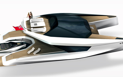 JFA Yachts Power Cat – 115′