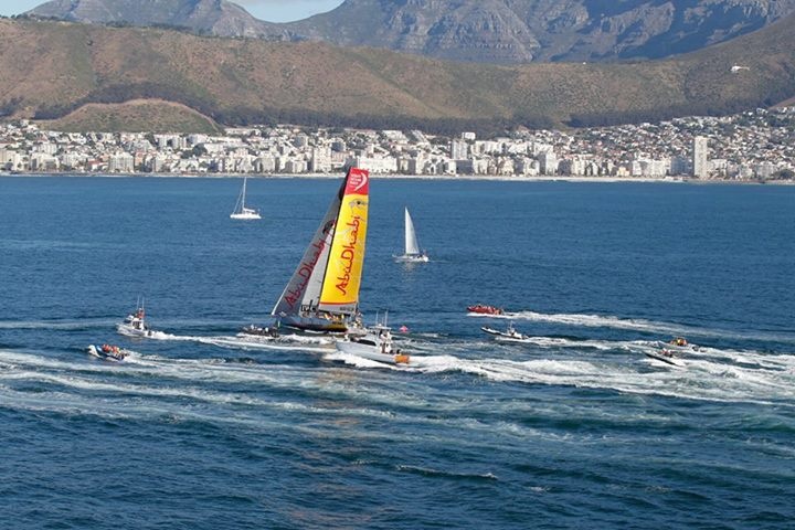 Winner at the finish line