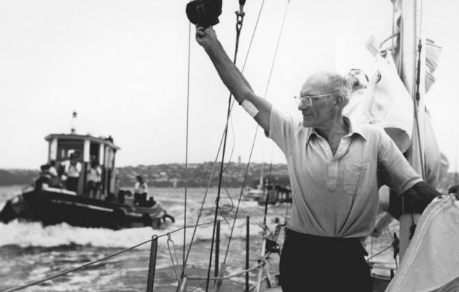 A forced diet while swimming at Gipsy Moth helped Francis Chichester get rid of a serious illness.