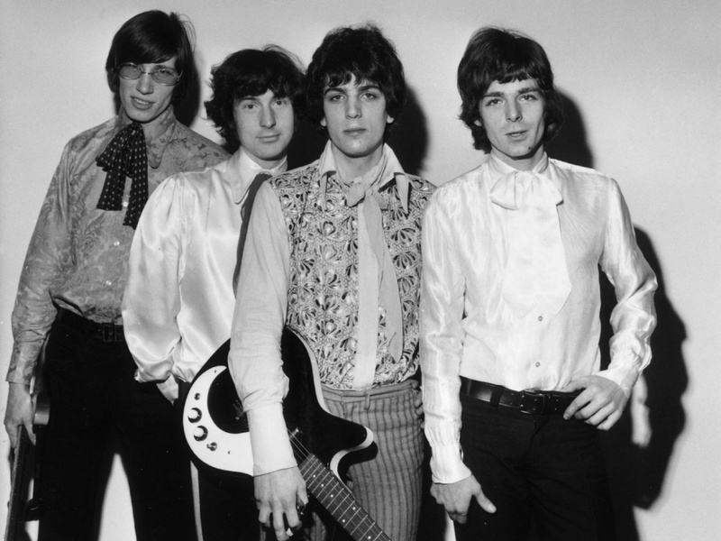 Rick Wright (right) with Pink Floyd 